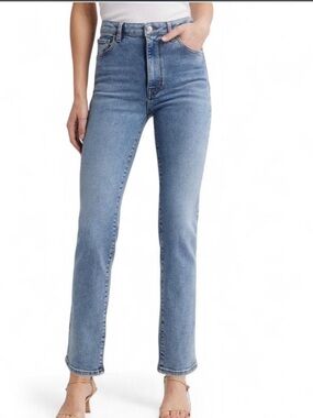 FRAME The Pencil High Waist Slim Straight Leg Jeans